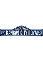 Kansas City Royals Metal Street Sign - Blue