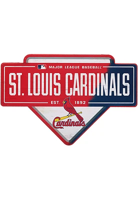 St Louis Cardinals Base Wood Wall Wall Art