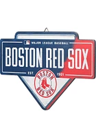 Boston Red Sox Base Wood Wall Wall Art