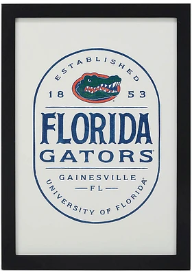 Florida Gators Framed Wood Wall Sign