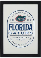 Florida Gators Framed Wood Wall Sign