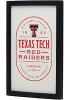 Texas Tech Red Raiders Framed Wood Wall Sign