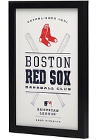 Boston Red Sox Framed Wood Wall Sign