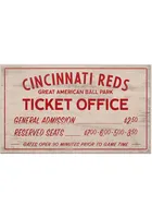 Cincinnati Reds Vintage Ticket Office Wall Sign