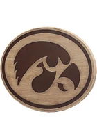 Iowa Hawkeyes Logo Wood Wall Sign