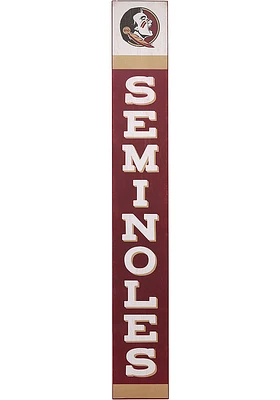 Florida State Seminoles Vertical Wood Wall Sign