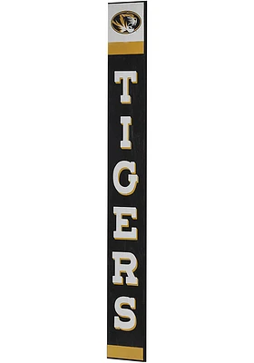 Missouri Tigers Vertical Wood Wall Sign - Black