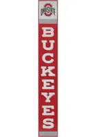 Ohio State Buckeyes Vertical Wood Wall Sign