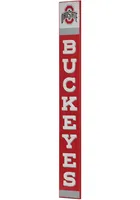 Ohio State Buckeyes Vertical Wood Wall Sign