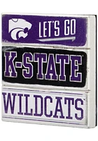 K-State Wildcats Wood Planked Magnet