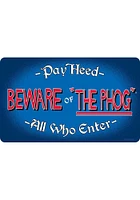 Kansas Jayhawks 28x17 Beware of the Phog Door Mat