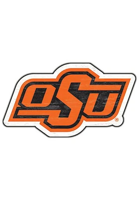 Oklahoma State Cowboys Logo Wood Magnet