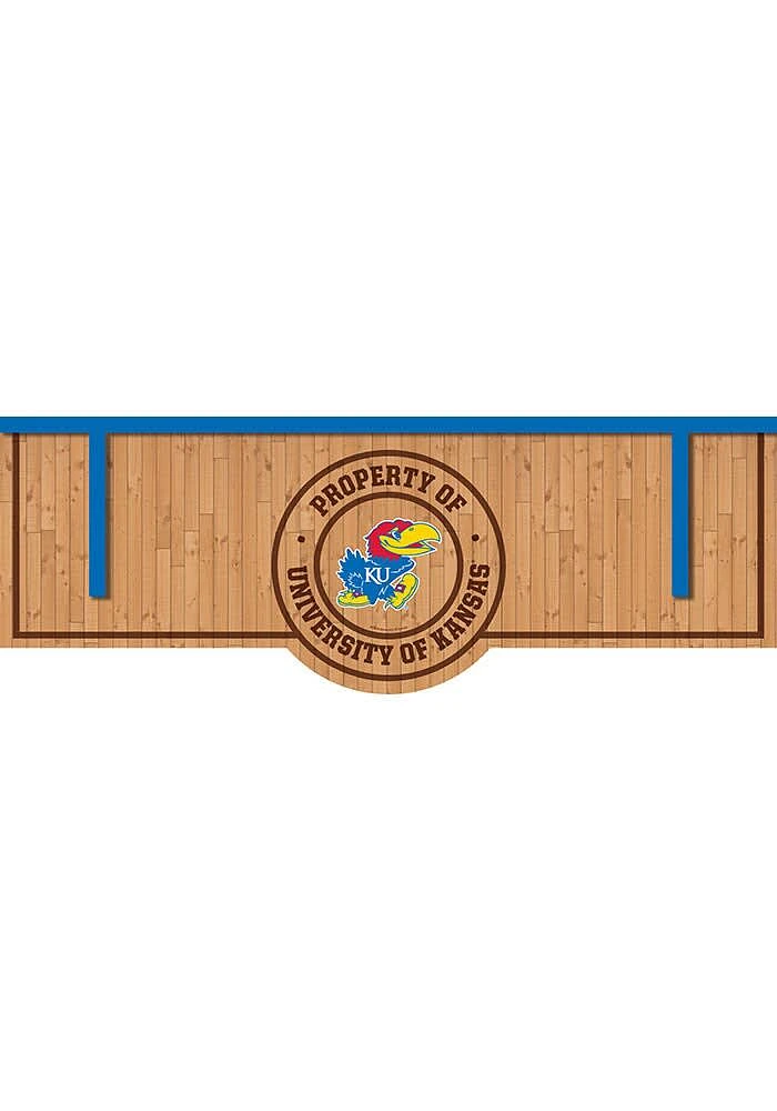 Kansas Jayhawks 21x7.5 Property of KU Wall Shelf Other Home Decor