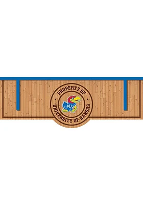 Kansas Jayhawks 21x7.5 Property of KU Wall Shelf Other Home Decor