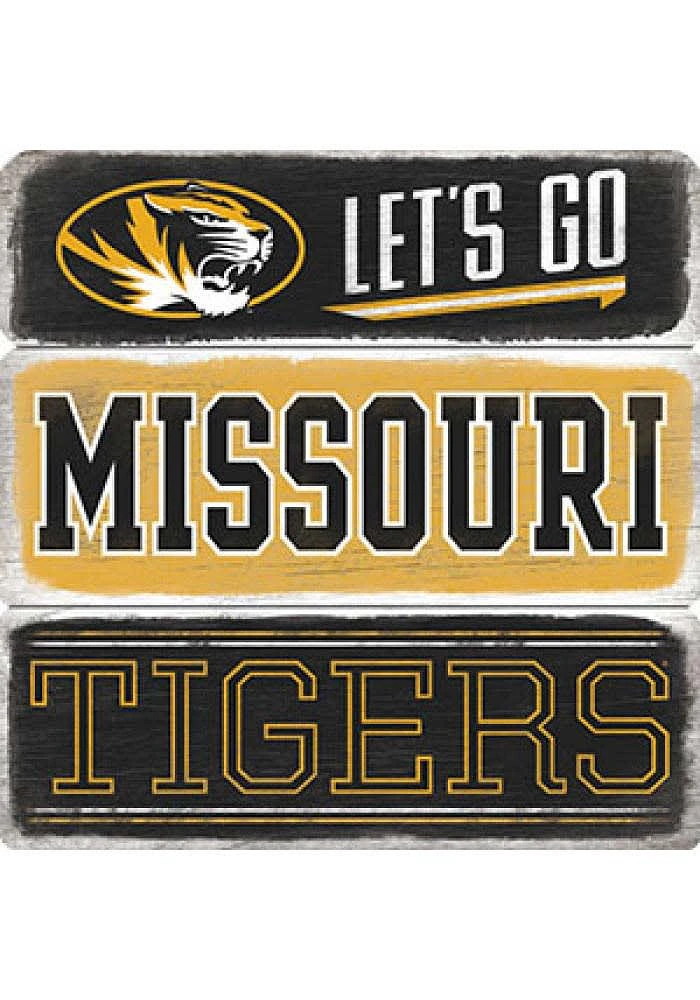 Missouri Tigers Wood Plank Magnet