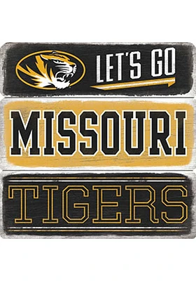 Missouri Tigers Wood Plank Magnet