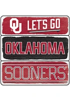 Oklahoma Sooners Wood Plank Magnet