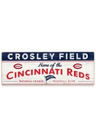 Cincinnati Reds Wood Sign