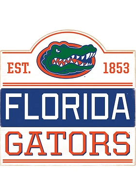 Florida Gators 18.25x18.25 Bump Planked Wood Sign