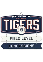 Detroit Tigers Field Metal Sign