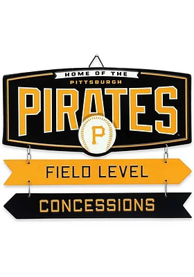 Pittsburgh Pirates Field Metal Sign