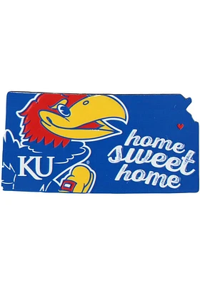 Kansas Jayhawks Home Sweet Home State Magnet