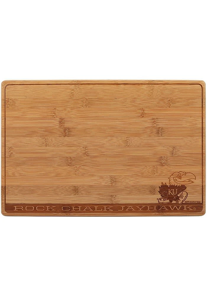 Kansas Jayhawks Bamboo Cutting Board