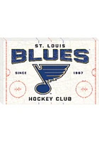 St Louis Blues Rink Wall Art - Blue