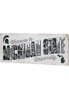 Michigan State Spartans Traditons Wood Sign - Green
