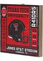 Texas Tech Red Raiders Deep Wood Block Sign