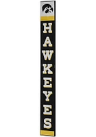 Iowa Hawkeyes Vertical Wood Sign
