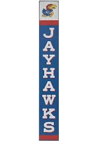 Kansas Jayhawks Vertical Wood Sign