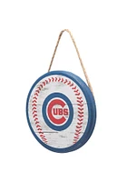 Chicago Cubs Hanging Wood Sign - Blue
