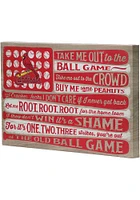 St Louis Cardinals Flag Stretched Canvas Wall Art