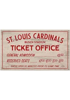St Louis Cardinals Wood Sign