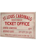St Louis Cardinals Wood Sign