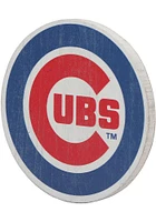 Chicago Cubs Logo Wood Magnet