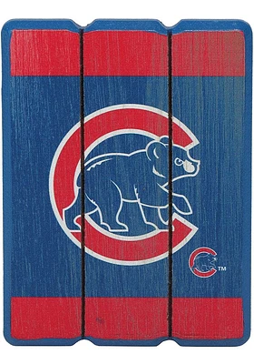 Chicago Cubs Wood Panel Magnet