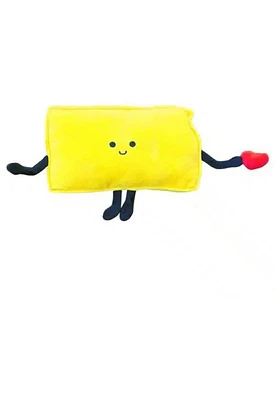 Kansas State Shape Plush - Yellow