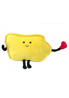 Iowa State Shape Plush - Yellow