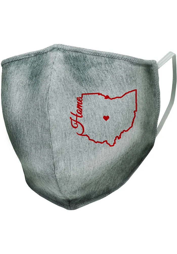 Ohio State Shape Fan Mask