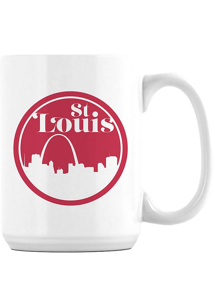 St Louis 11 oz. Ceramic Mug - Red