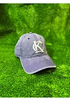 Kansas City Felt Monogram Washed Adjustable Hat - Purple