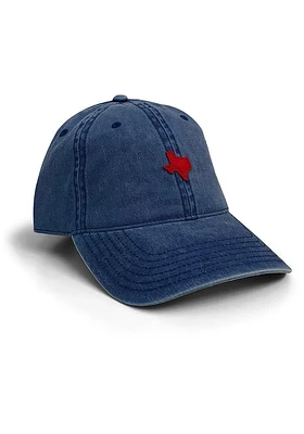 Texas State Red Felt Patch Adjustable Hat