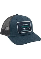 KC BBQ 5 Panel Trucker Adjustable Hat - Navy Blue