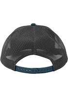 KC BBQ 5 Panel Trucker Adjustable Hat - Navy Blue