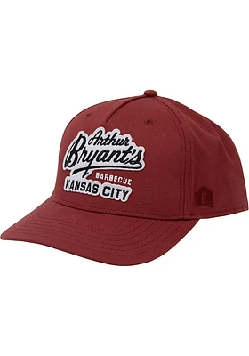 KC BBQ 5 Panel Adjustable Hat - Red