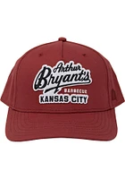 KC BBQ 5 Panel Adjustable Hat - Red