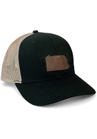 Pennsylvania Leather State Trucker Adjustable Hat - Black