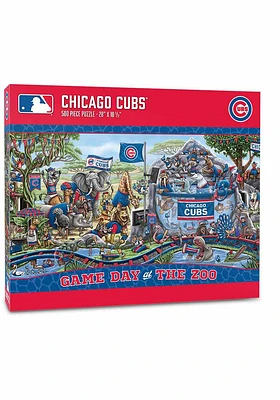 Chicago Cubs Game Day at the Zoo Puzzle